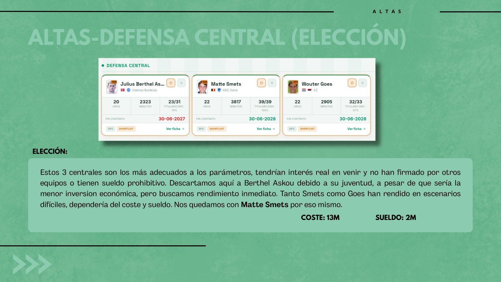 Real Betis Balompié · planificación deportiva