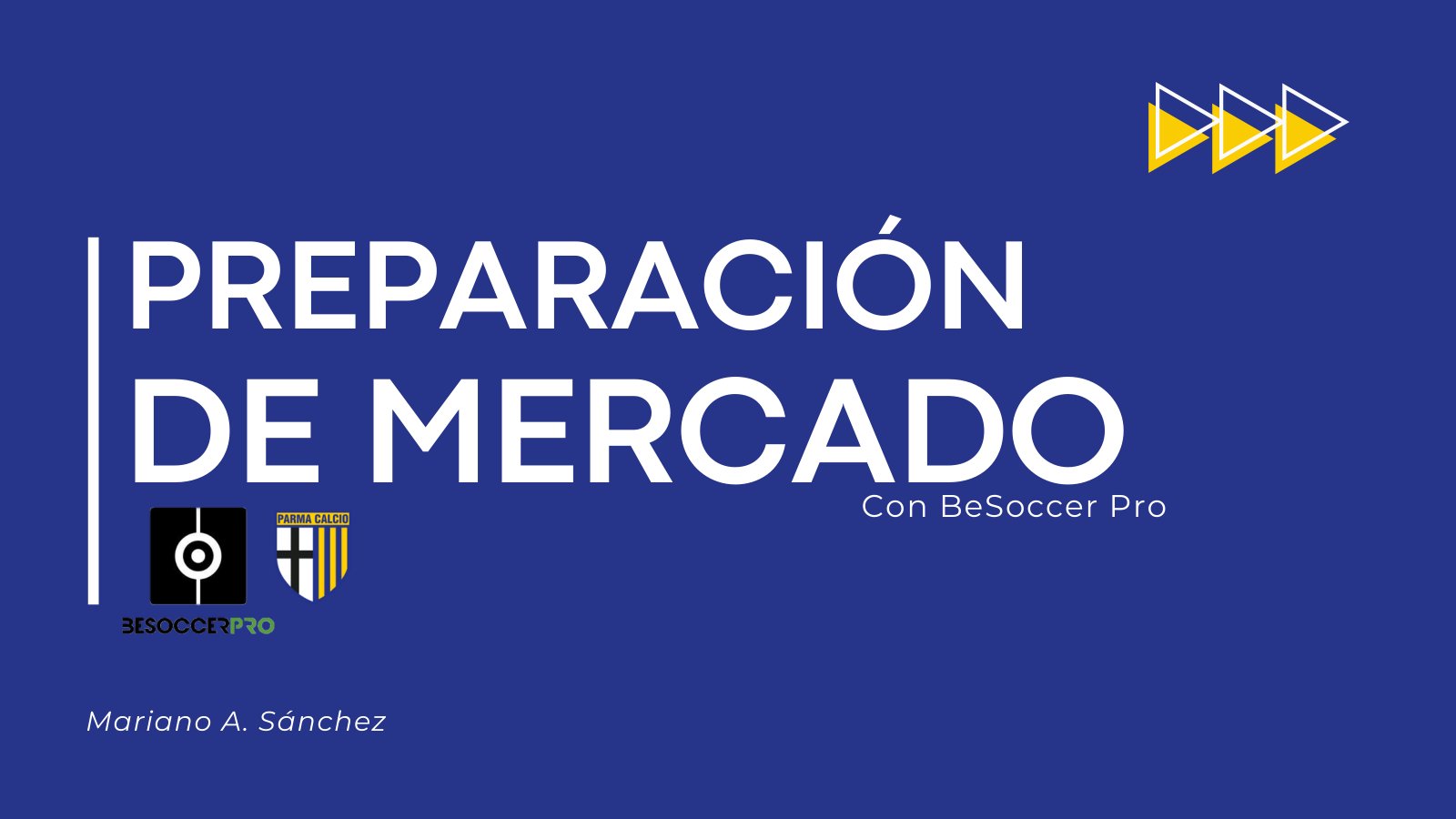 Parma Calcio · preparación de mercado